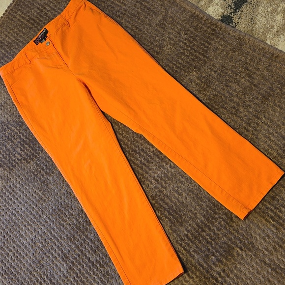 Peck & Peck melon color jeans size 12 - Picture 2 of 3